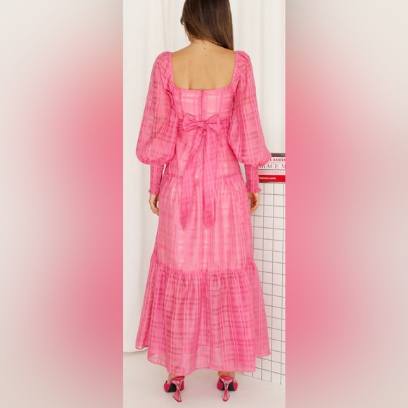 Pink Maxi dress 🎀 - New with tags size US 6 (m) - Picture 2 of 4